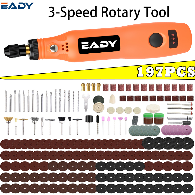 Power Tools Used - Zestaw bezprzewodowych narzędzi obrotowych USB –