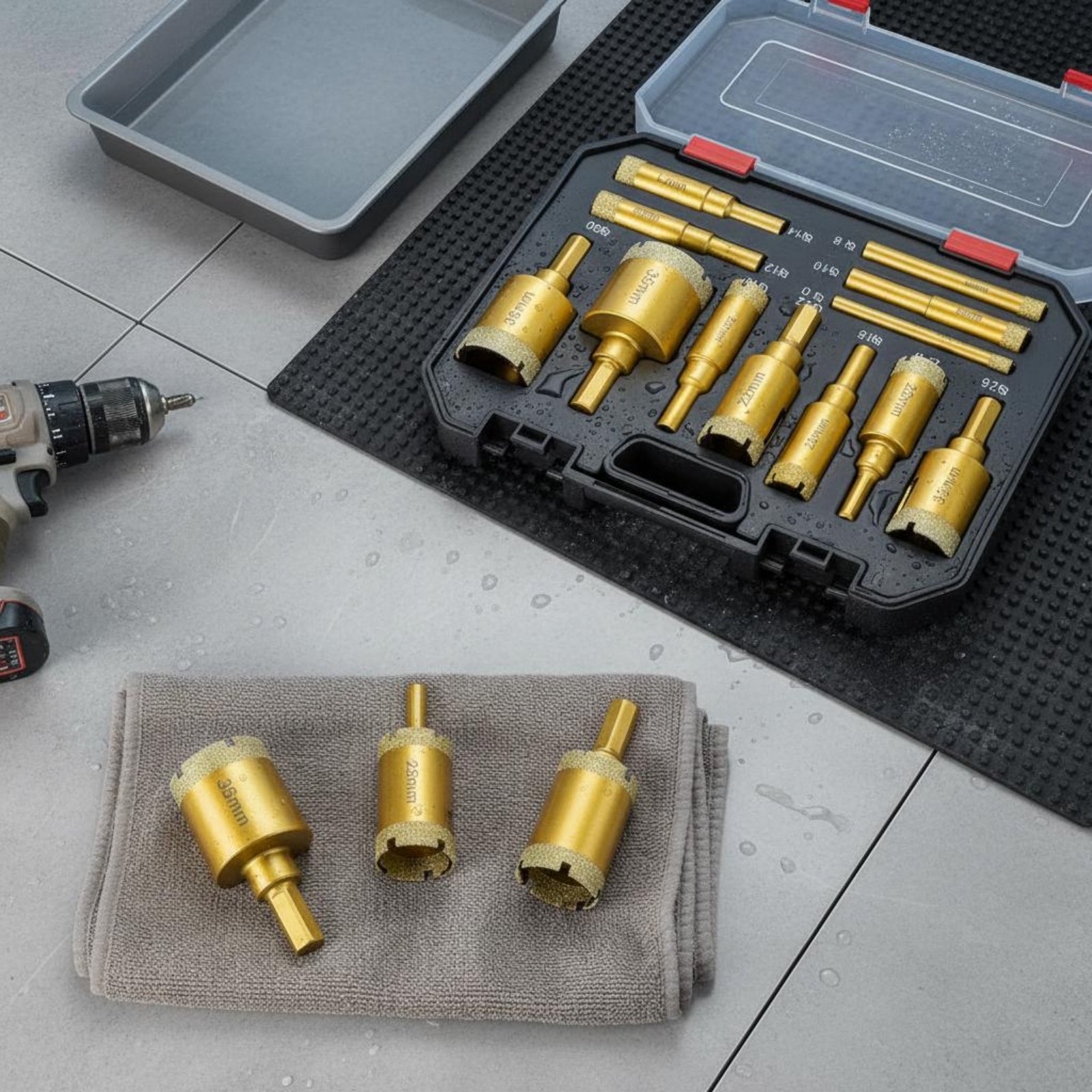 12-częściowy zestaw wierteł do – Power Tools Set recenzja i cena