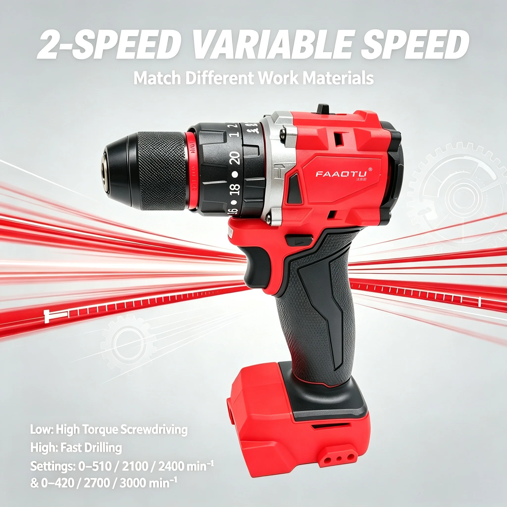 Wiertarko-wkrętarka udarowa ak – Power Tools Set recenzja i cena